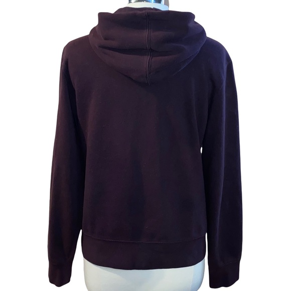🚫SOLD🚫 The North Face Women’s Eggplant Half Dome Fleece Sweatshirt Hoodie - Picture 3 of 9